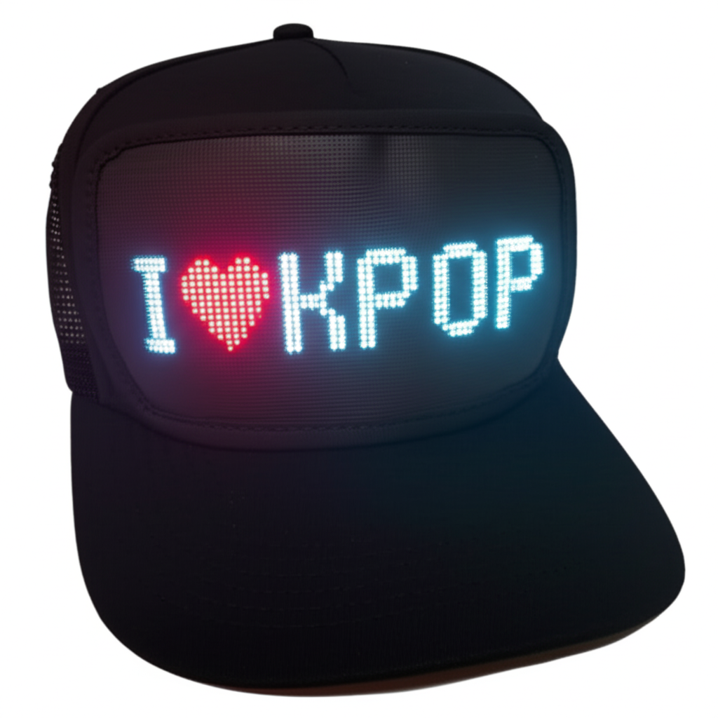 🧢 GlowUp Digital LED Cap 🧢