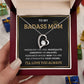 To My Bada** Mom-Forever Love Necklace (black)