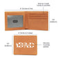 Reel Cool Dad Leather Wallet: Father's Day Catch white