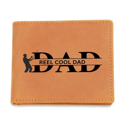 Reel Cool Dad Leather Wallet: A Father's Day Catch!