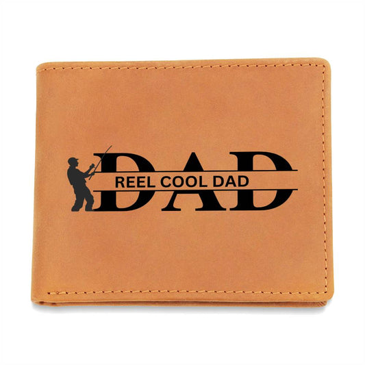 Reel Cool Dad Leather Wallet: A Father's Day Catch!