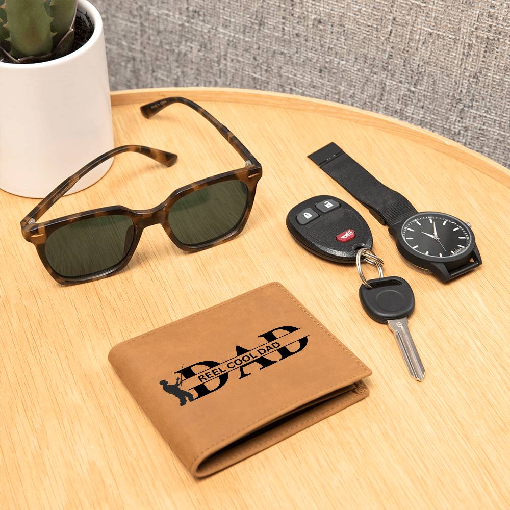 Reel Cool Dad Leather Wallet: A Father's Day Catch!