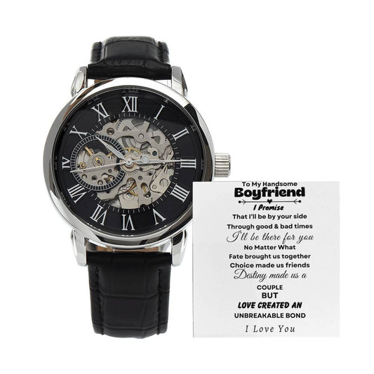 To My Handsome Boyfriend  |  Fate  |  Men's Openwork Watch