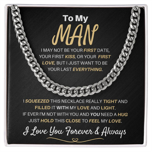 To My Man Lux Cuban Link Chain