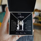 To Mom |  From Son |  Silhouette |  Love Knot Necklace