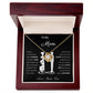To Mom |  From Son |  Silhouette |  Love Knot Necklace