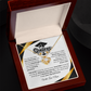 Personalized Graduation Gift Love Knot Necklace Necklace "In Every Step You Take, We're Always with You"