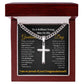 Brilliant Young Man Graduation Cross Chain