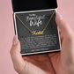 I Fell in Love |   To My Wife |    Name Necklace