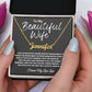 I Fell in Love- To Wife Personalized Closing Name Necklace