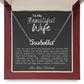 I Fell in Love |   To My Wife |    Name Necklace