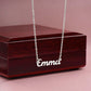 I Fell in Love- To Wife Personalized Closing Name Necklace