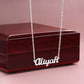 I Fell in Love- To Wife Personalized Closing Name Necklace