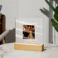 Personalized Square Acrylic Plaque | Wedding | Anniversary | Baby | College