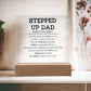 Stepped Up Dad Plaque