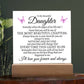 To My Beautiful Daughter  |  Most Beautiful Chapter  |  Butterfly Plaque
