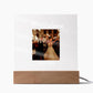 Personalized Square Acrylic Plaque | Wedding | Anniversary | Baby | College
