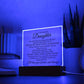 To My Beautiful Daughter  |   Most Beautiful  Chapter  |  Acrylic Plaque