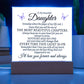 To My Beautiful Daughter  |  Most Beautiful Chapter  |  Butterfly Plaque