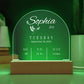 Domed Acrylic Plaque-New Baby Info | Baby | Gift | New Born | Christmas