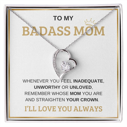To My Bada** Mom-Forever Love Necklace