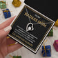 To My Bada** Mom-Forever Love Necklace (black)