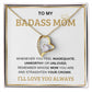 To My Bada** Mom-Forever Love Necklace