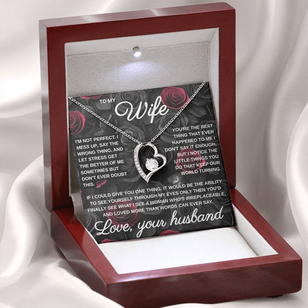 To Wife | You're The Best | Forever Love Necklace