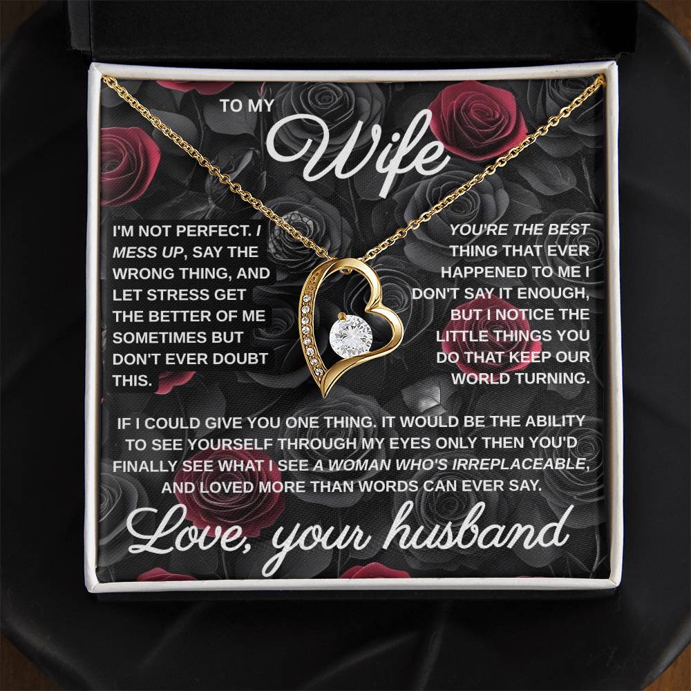 To Wife | You're The Best | Forever Love Necklace