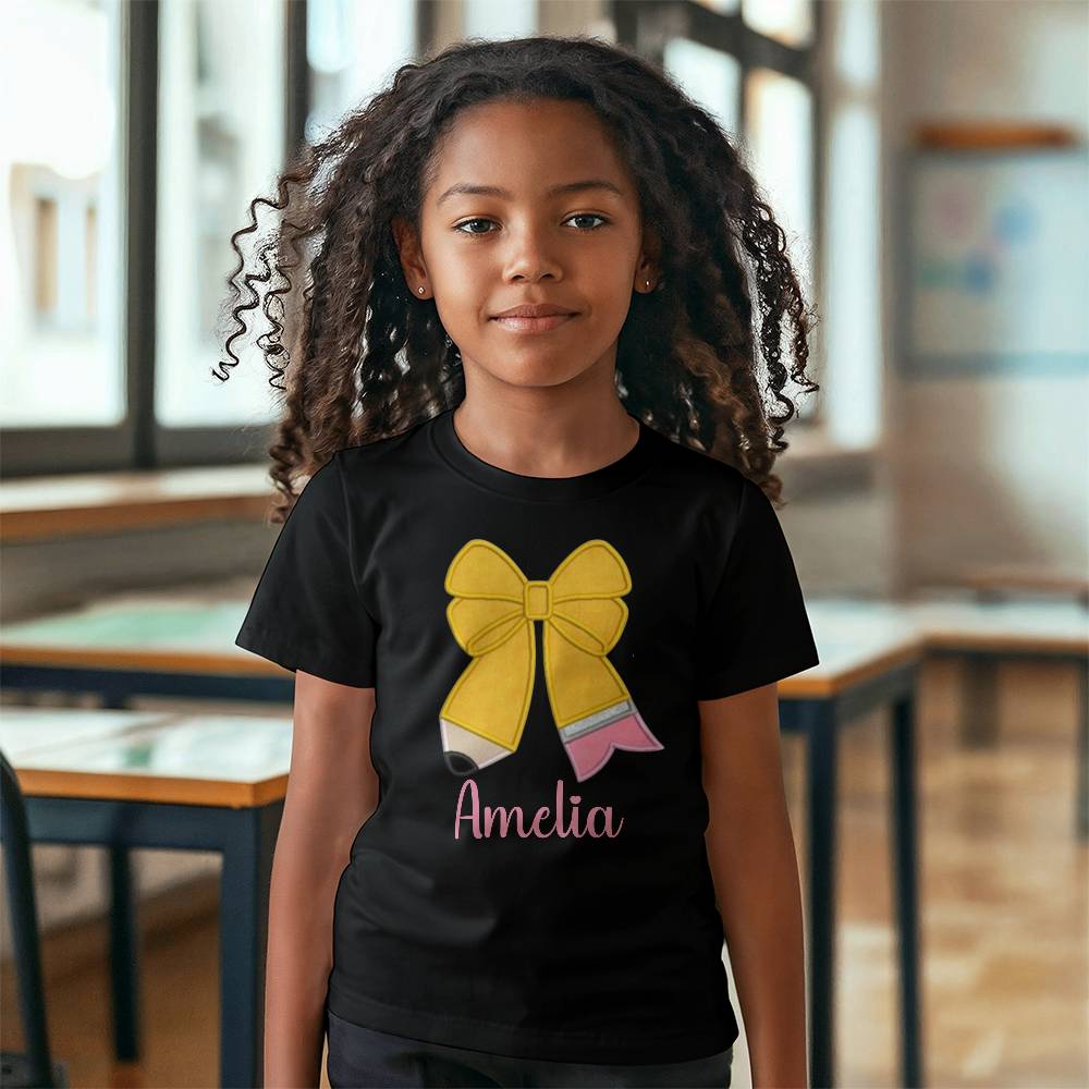 Bella + Canvas Pencil Perfect: Personalized Back-to-School Tee