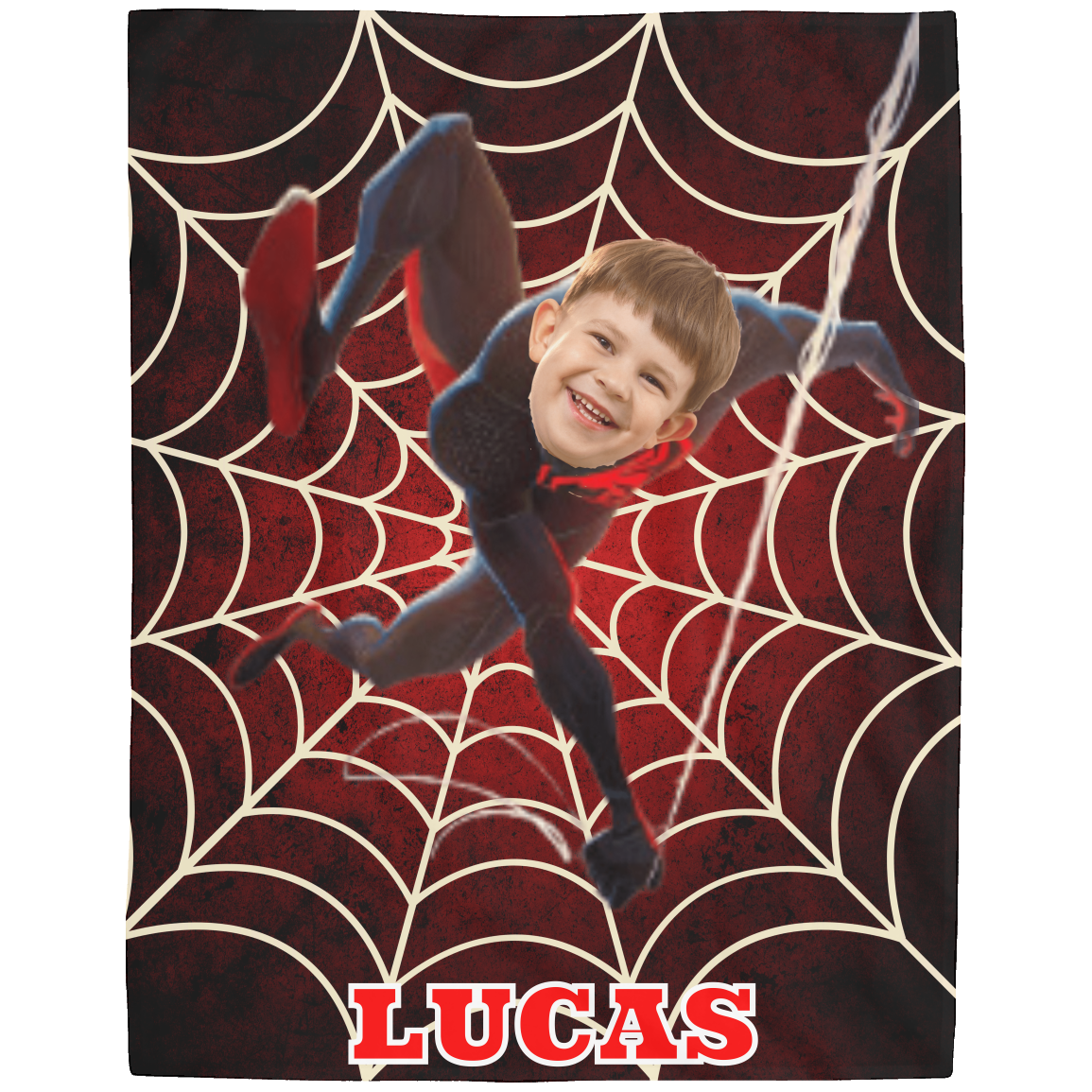 Cozy Custom Swinging Spiderman Blanket