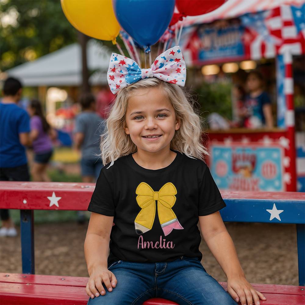 Bella + Canvas Pencil Perfect: Personalized Back-to-School Tee
