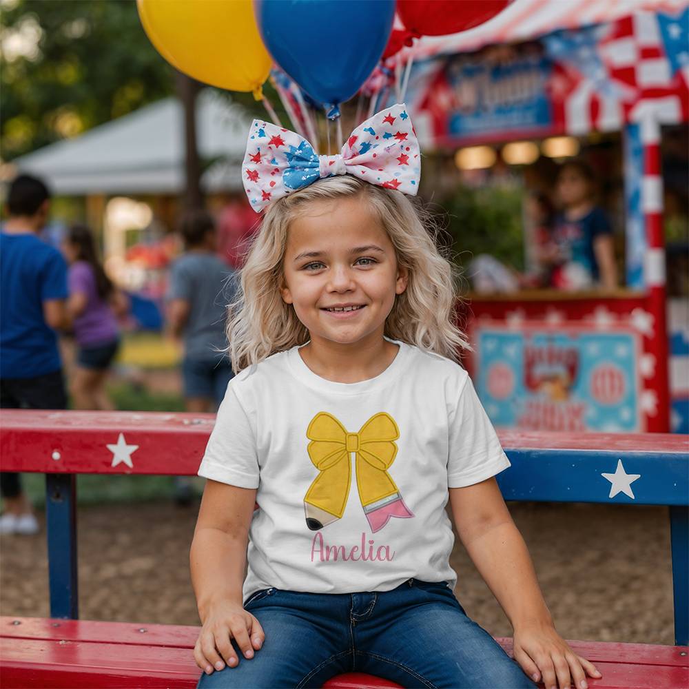 Bella + Canvas Pencil Perfect: Personalized Back-to-School Tee