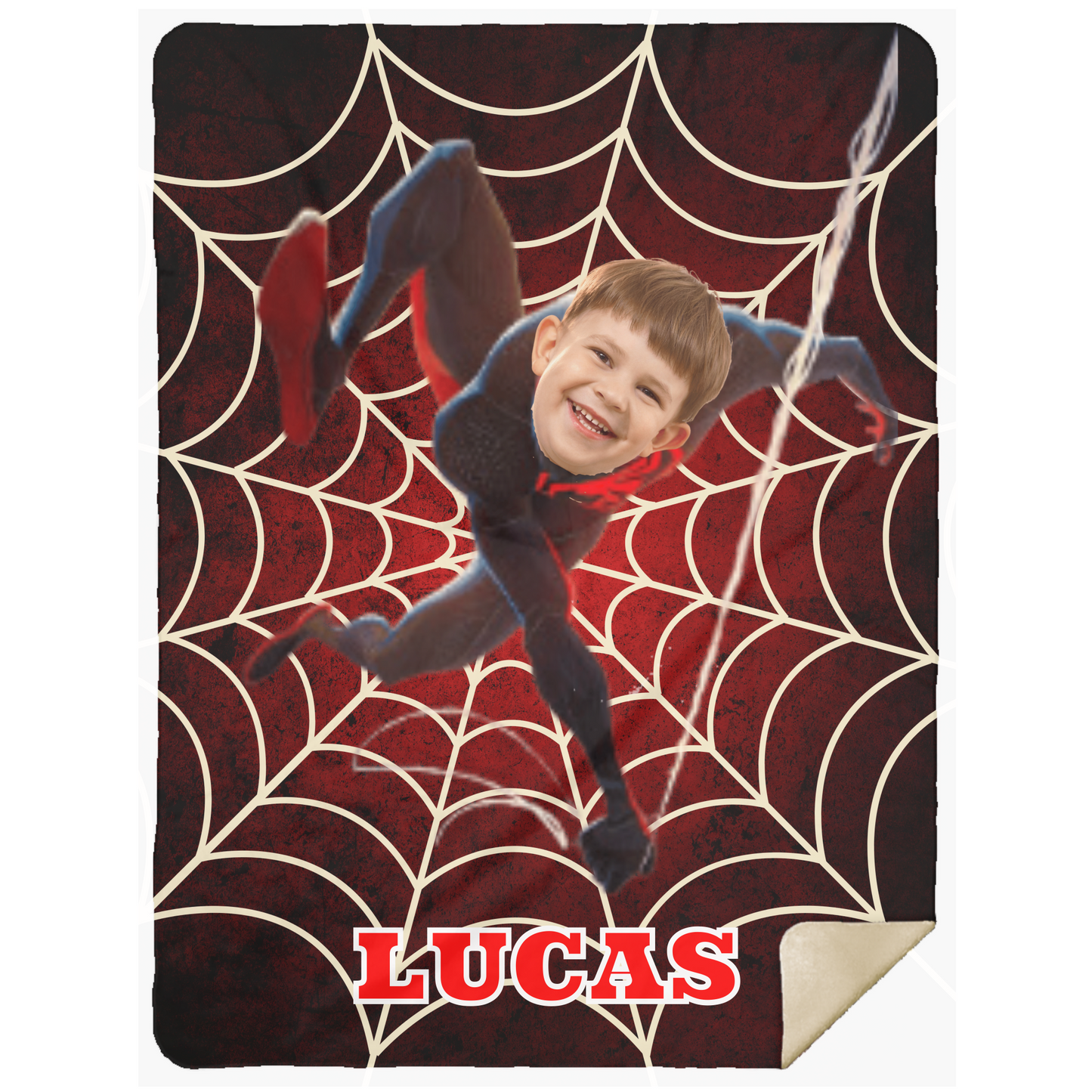 Cozy Custom Swinging Spiderman Blanket