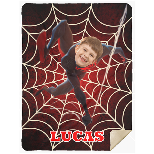 Cozy Custom Swinging Spiderman Blanket