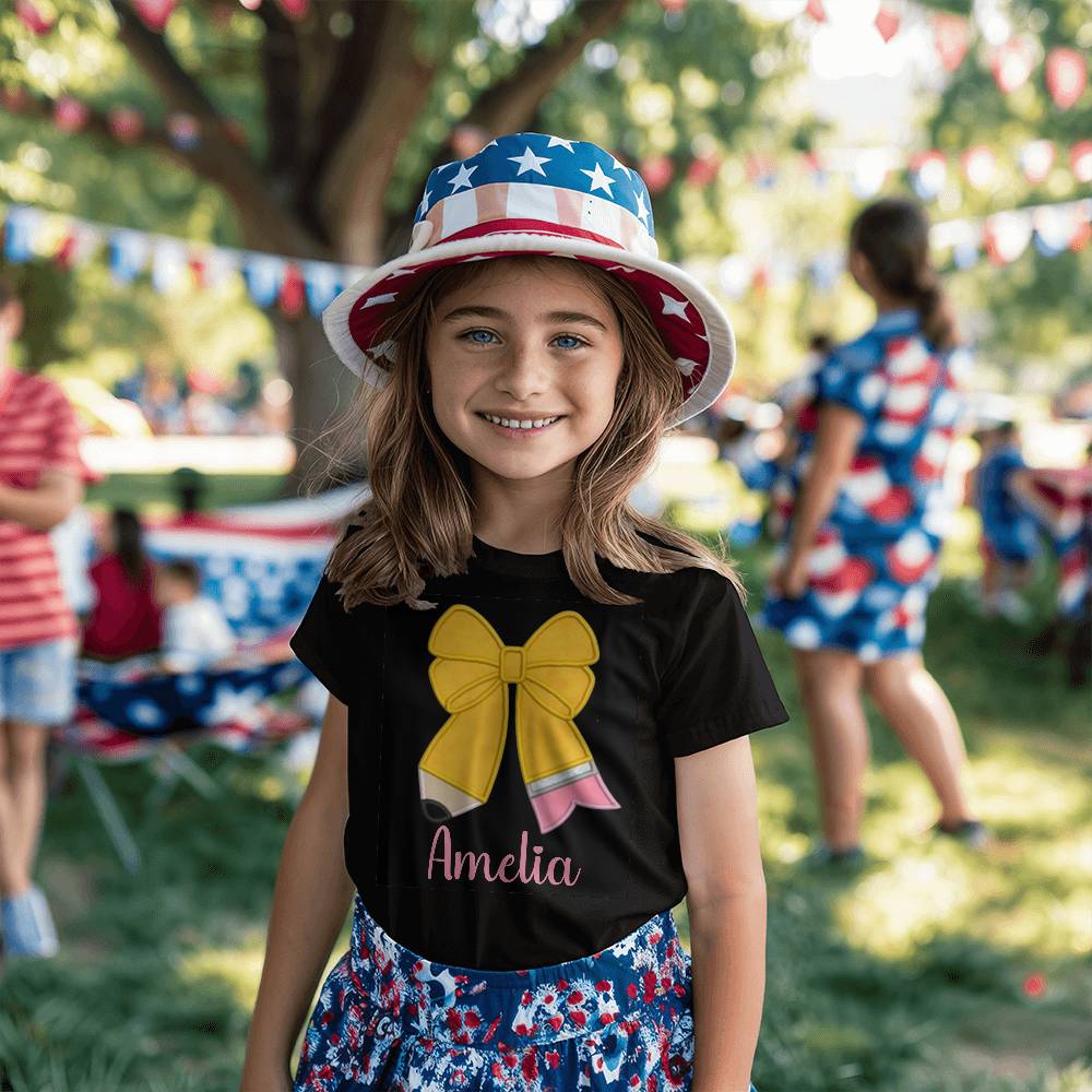 Bella + Canvas Pencil Perfect: Personalized Back-to-School Tee