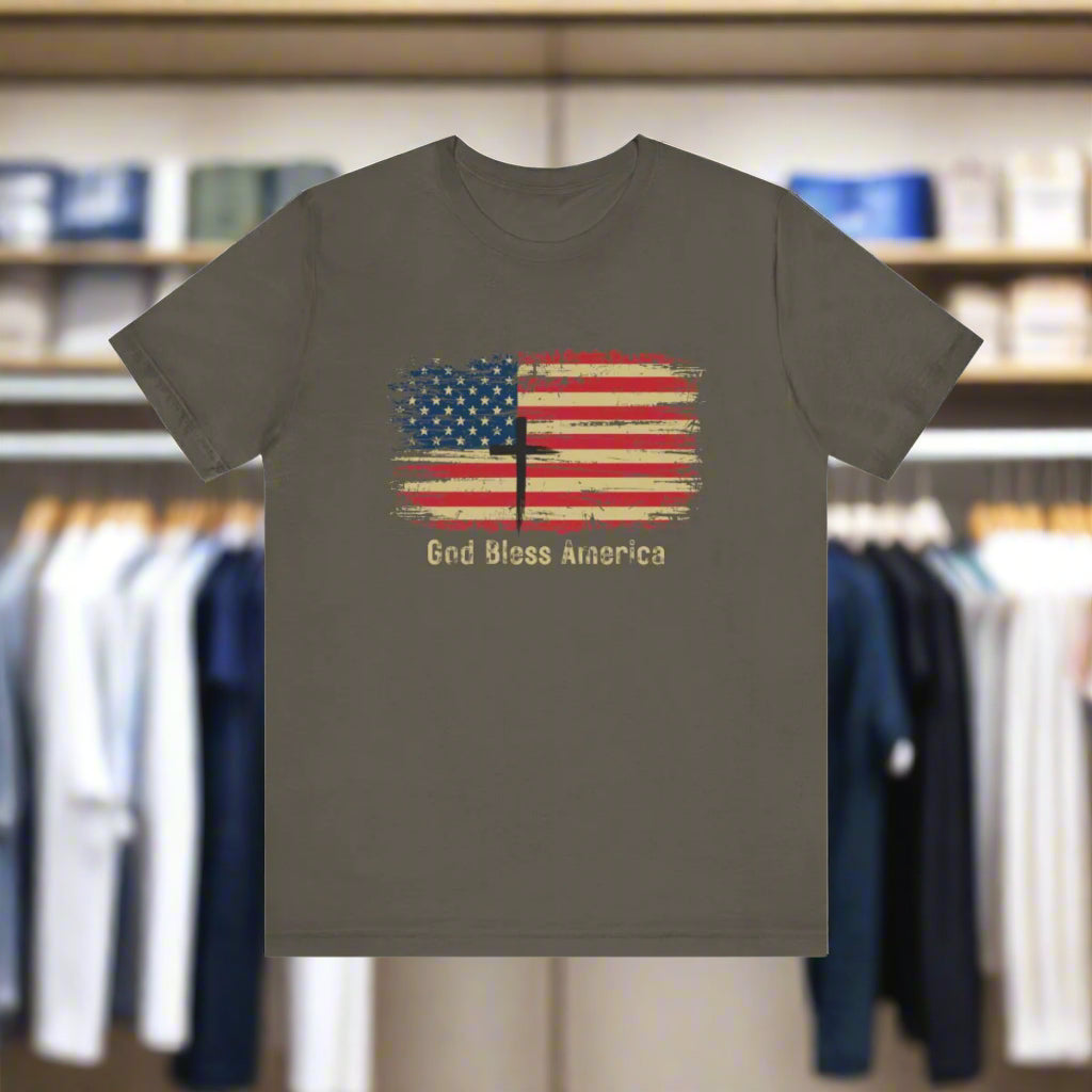 Bless America Bella + Canvas Tee