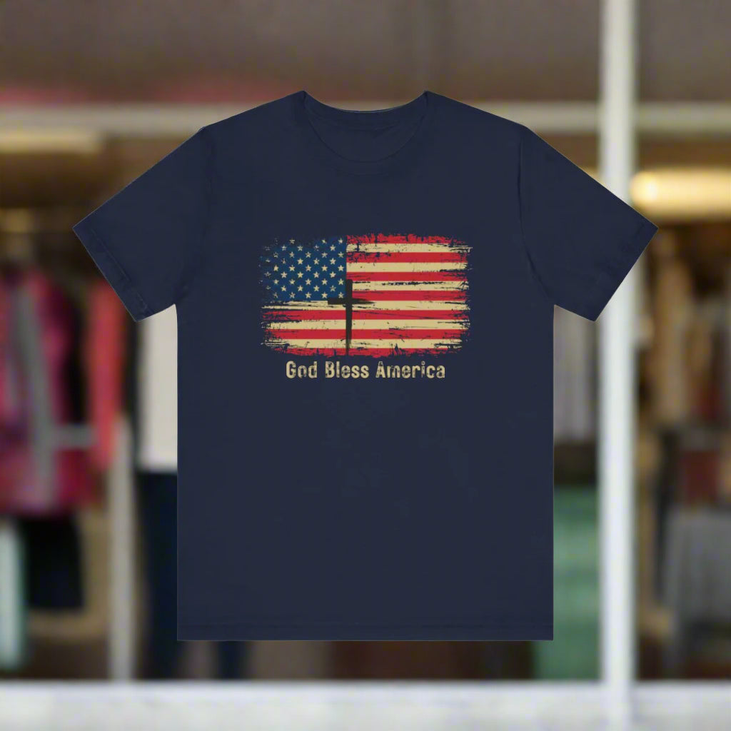Bless America Bella + Canvas Tee