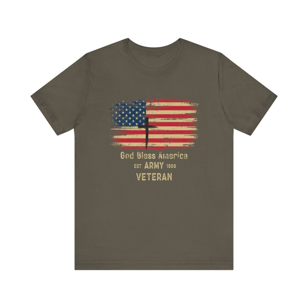 Bless Our Soldiers/Veterans Personalized Tee Gift