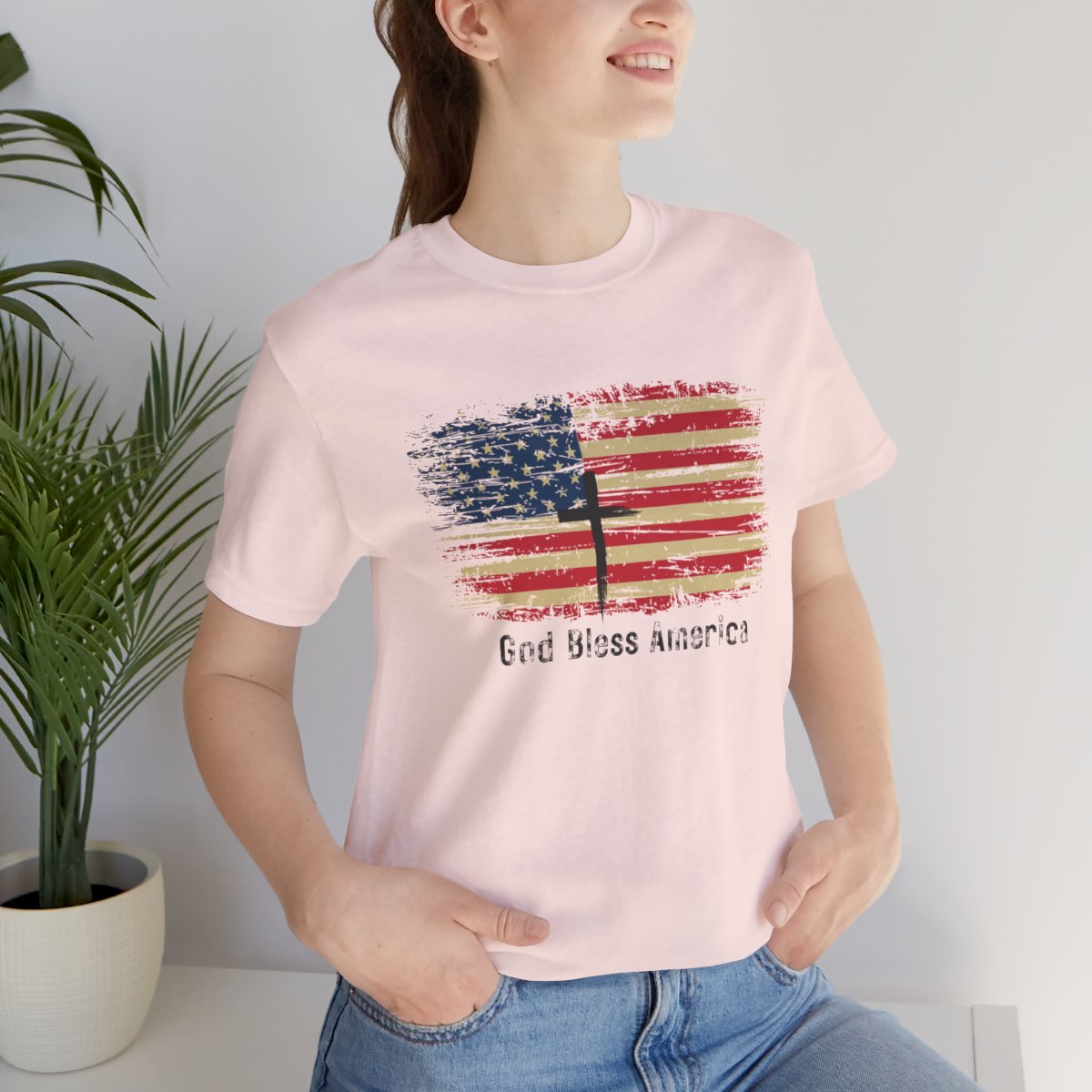 Bless America Bella + Canvas Tee