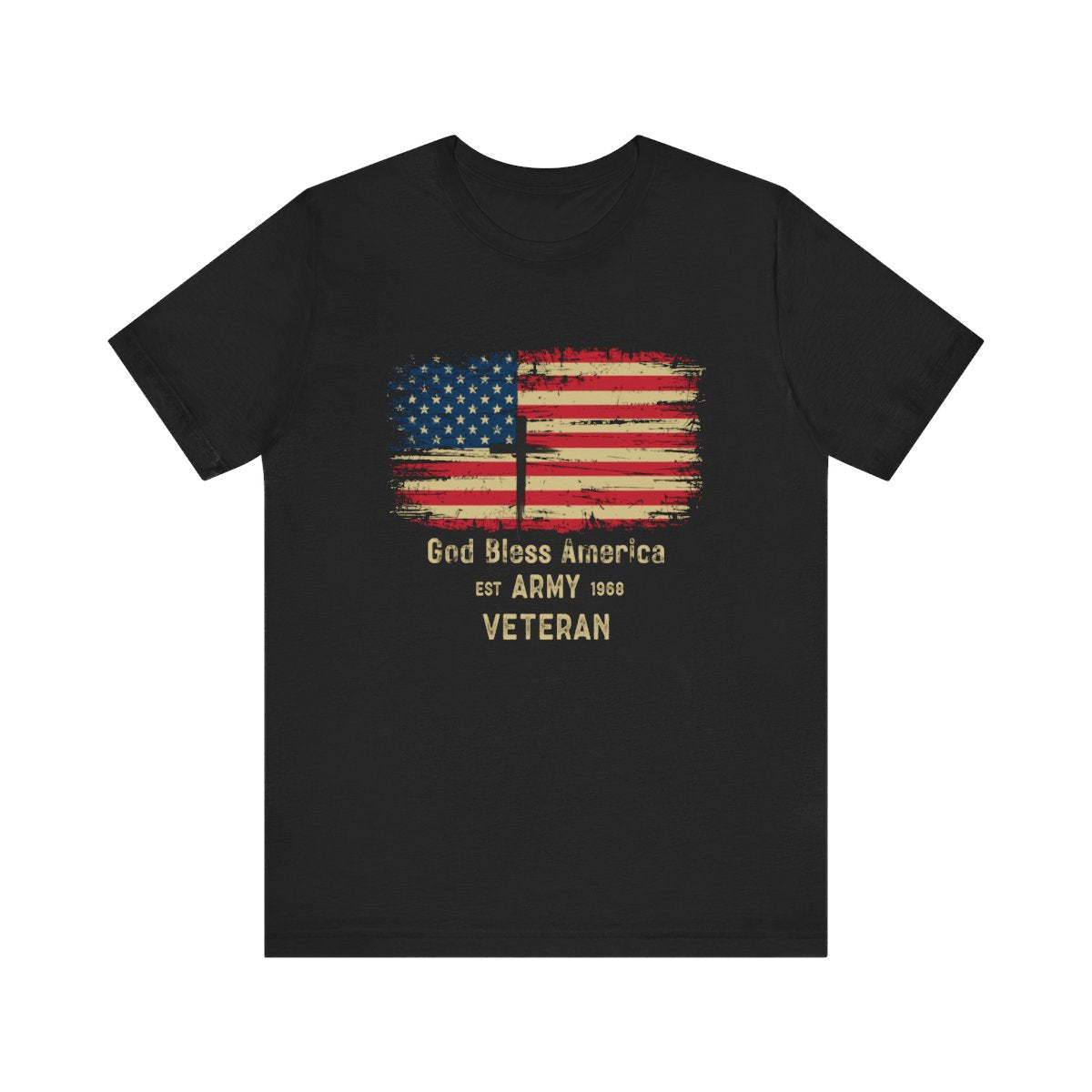 Bless Our Soldiers/Veterans Personalized Tee Gift