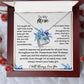 to Mom- Expressing Gratitude-Forever Love Necklace