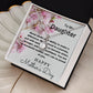 To Daughter-Never Doubt-Eternal Hope Necklace