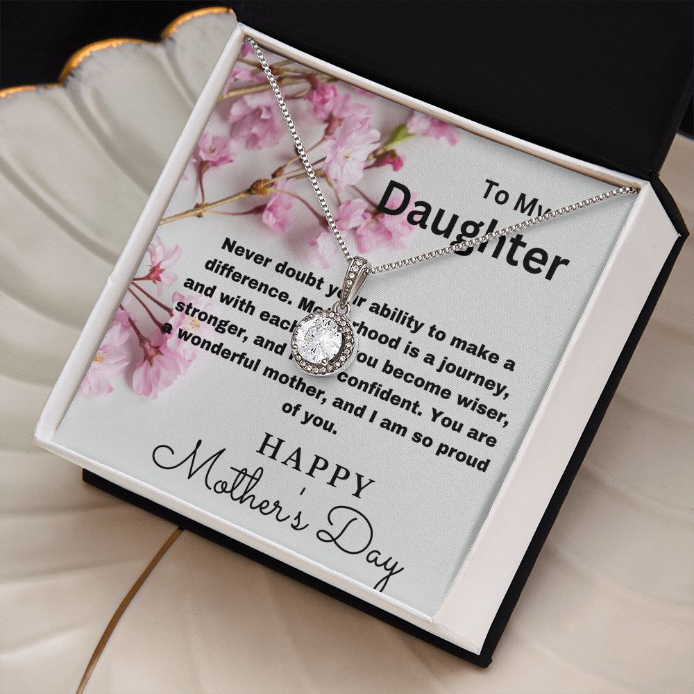 To Daughter-Never Doubt-Eternal Hope Necklace