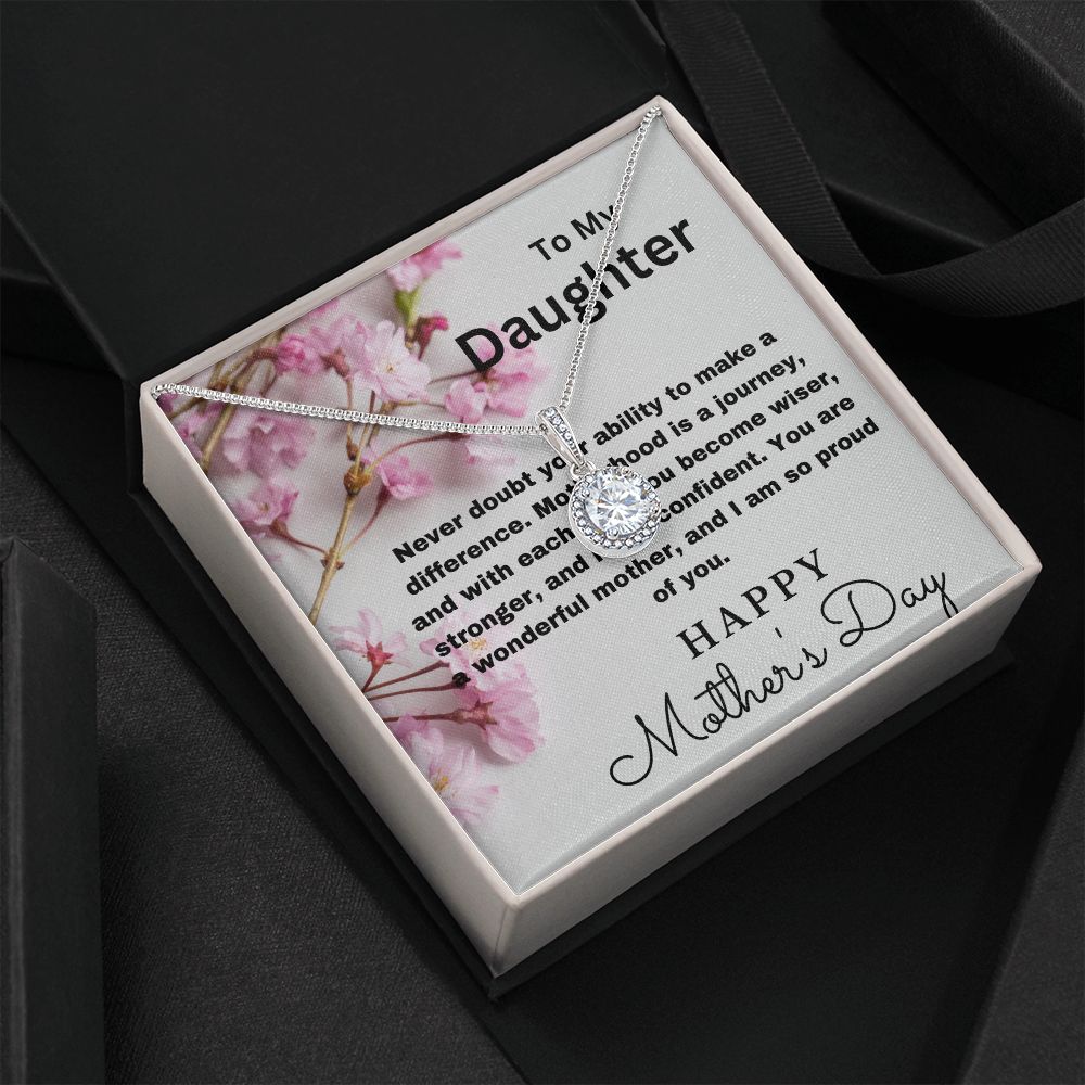To Daughter-Never Doubt-Eternal Hope Necklace
