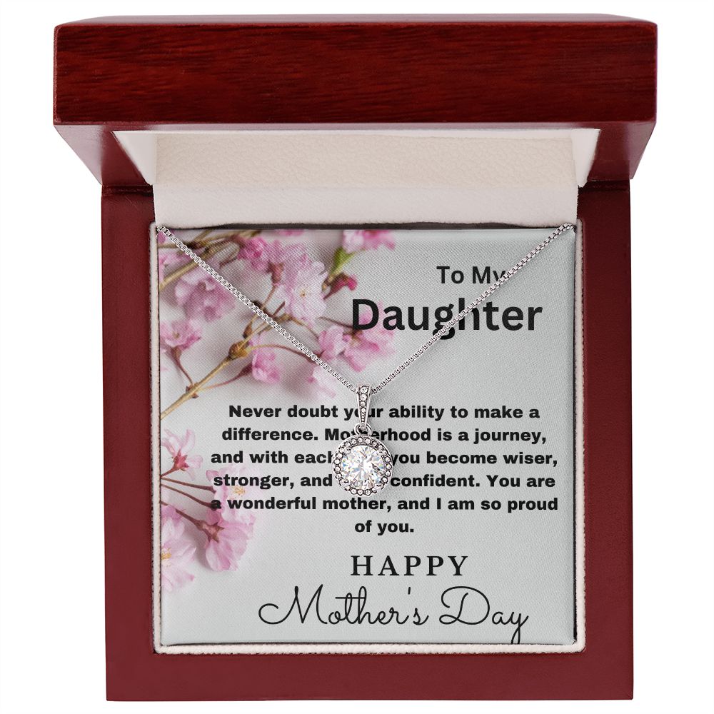 To Daughter-Never Doubt-Eternal Hope Necklace