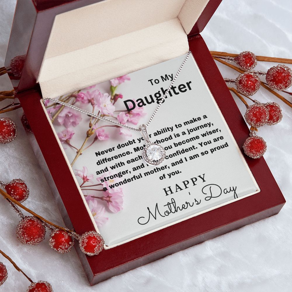 To Daughter-Never Doubt-Eternal Hope Necklace