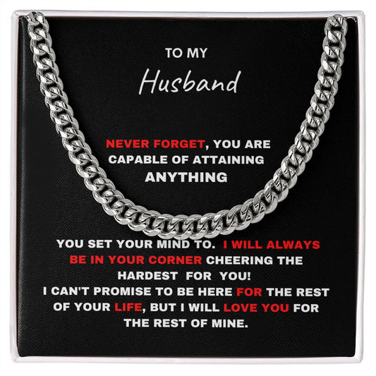 To My Husband-In Your Corner-Chain