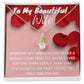 To My Beautiful Wife-Alluring Beauty Necklace