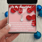 To My Beautiful Wife-Alluring Beauty Necklace